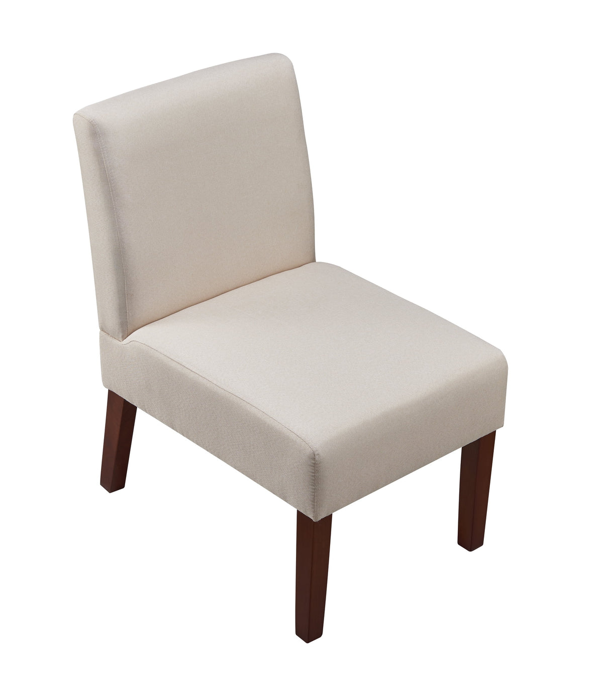 Fabric Accent Chair Set of 2 with Round Wood Table Y268075