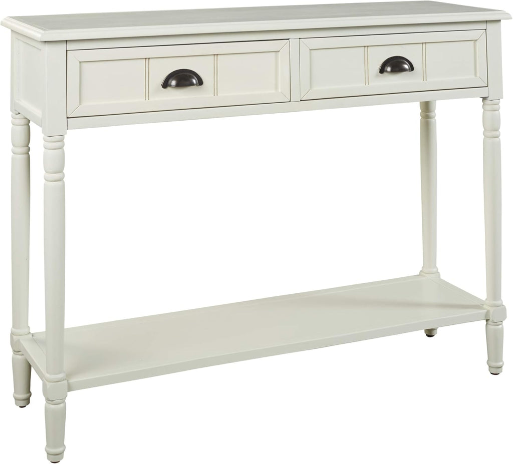 Gray 2 Drawer Console Sofa Table C707