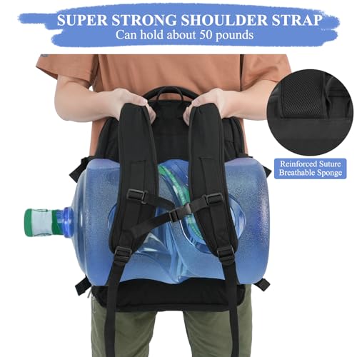 Beige 40L Waterproof Travel Backpack F994