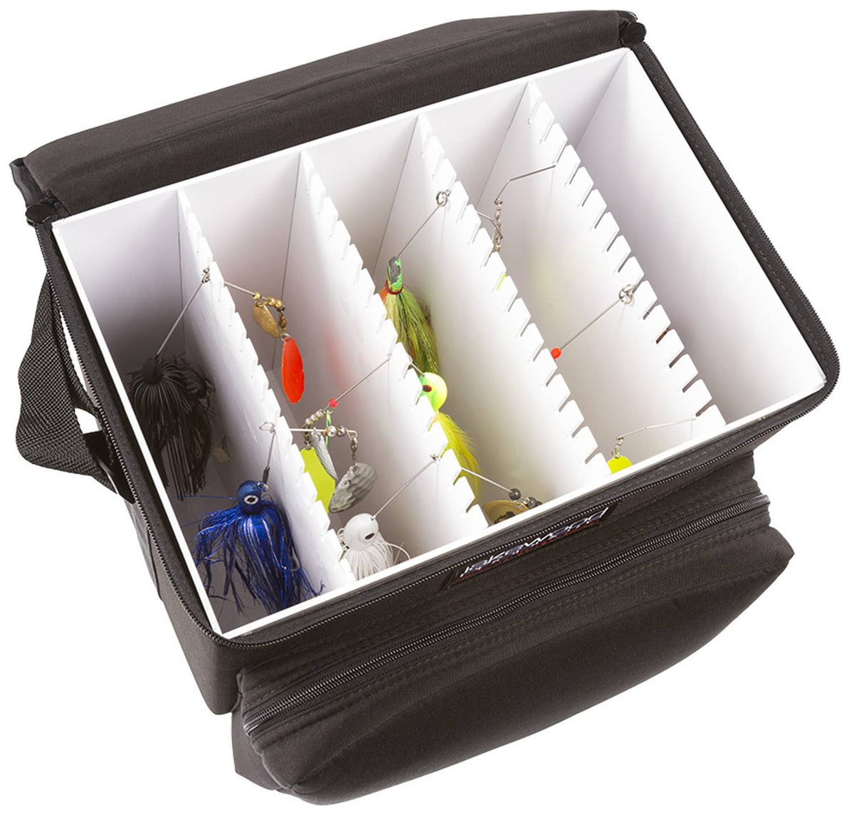 Large Spinner Bait Tackle Box Black K929