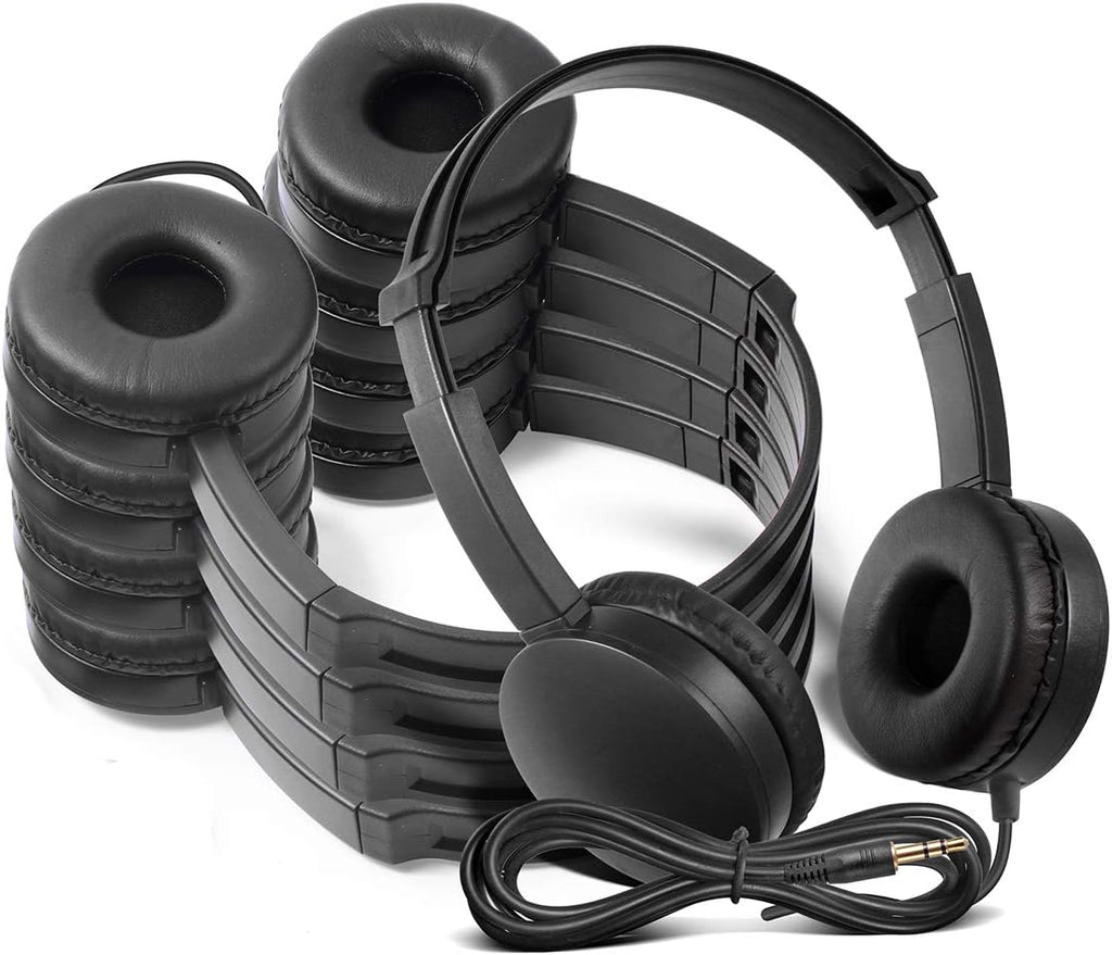 12 Packs Multi-Colors Kids' Headphones for School P94627