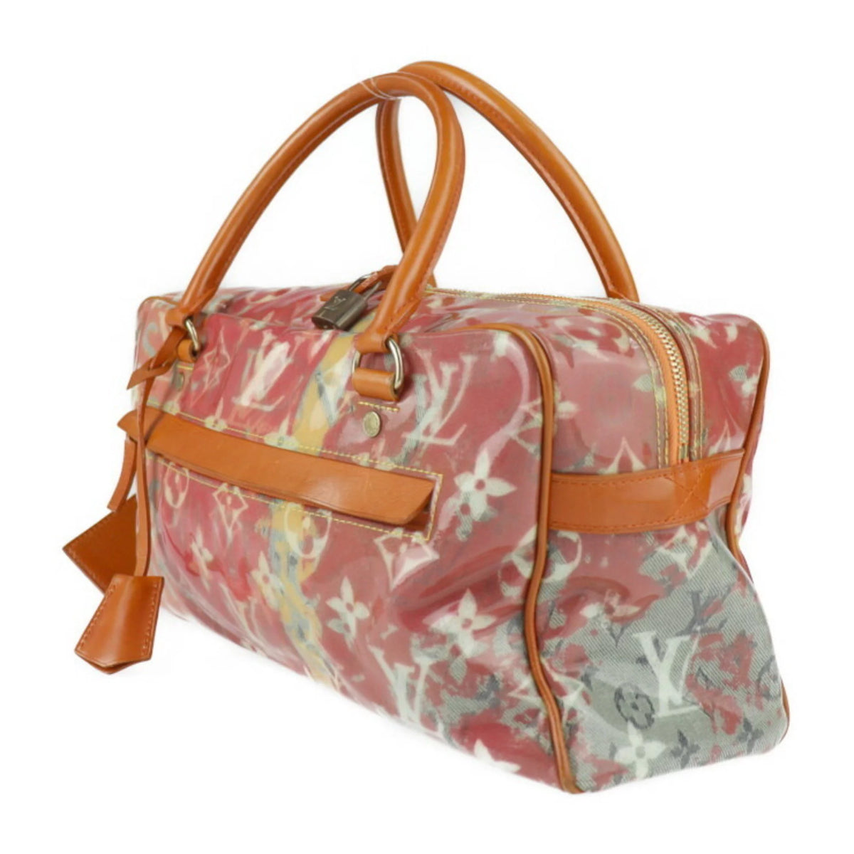 Pre-Owned Coated Canvas Leather Handbag M24239