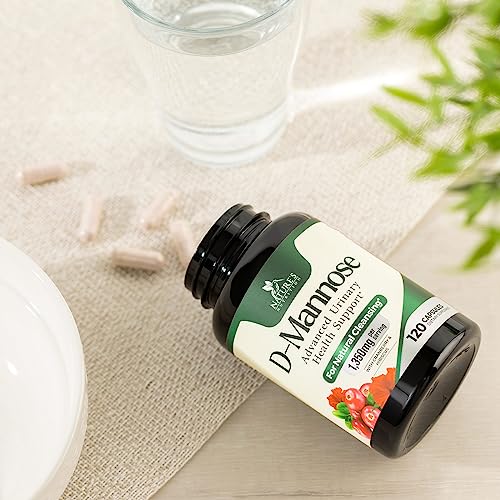 180 Capsules D-Mannose & Cranberry Extract 1350mg K2944