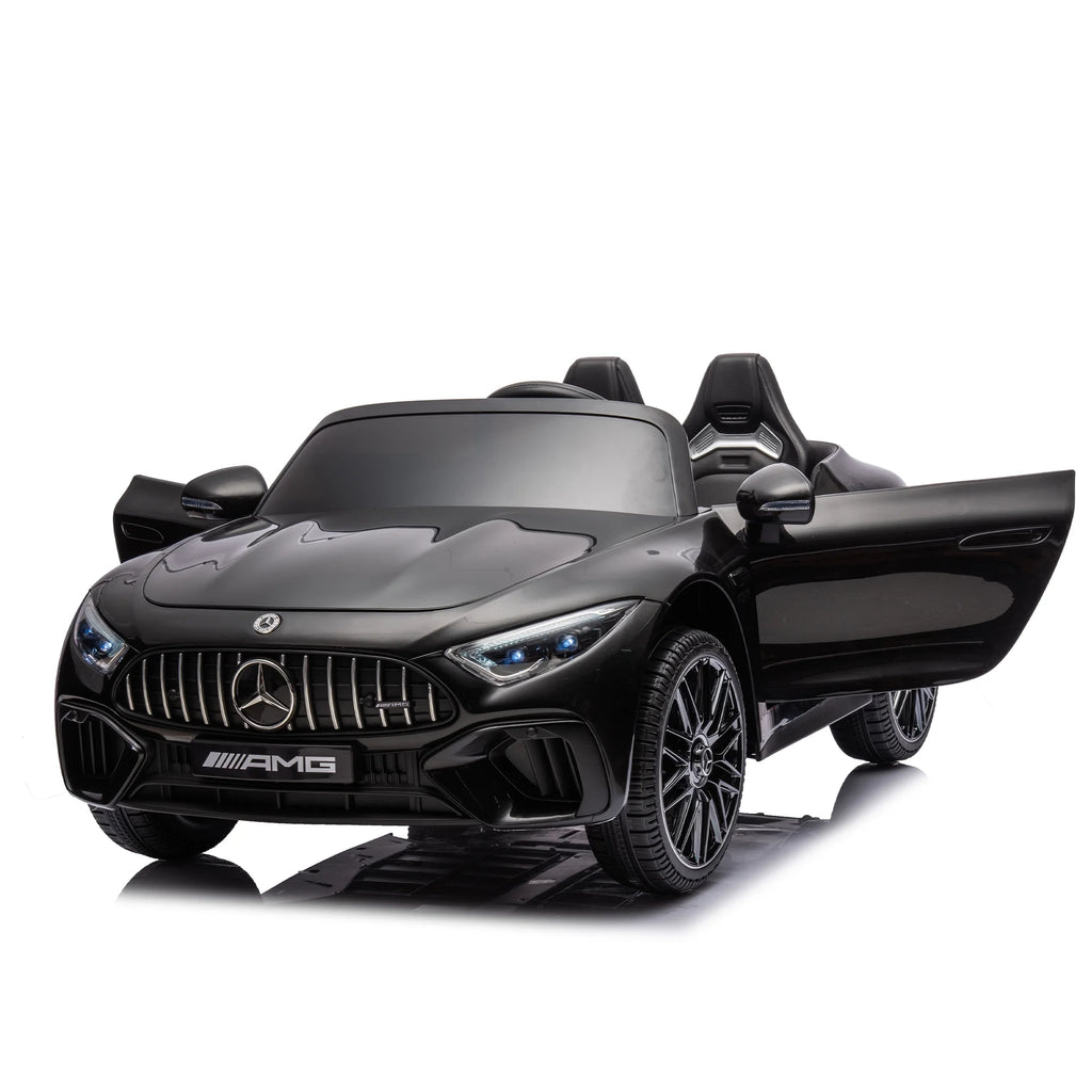 24V Electric Car for Kids with Parent Remote Control, Black S5482