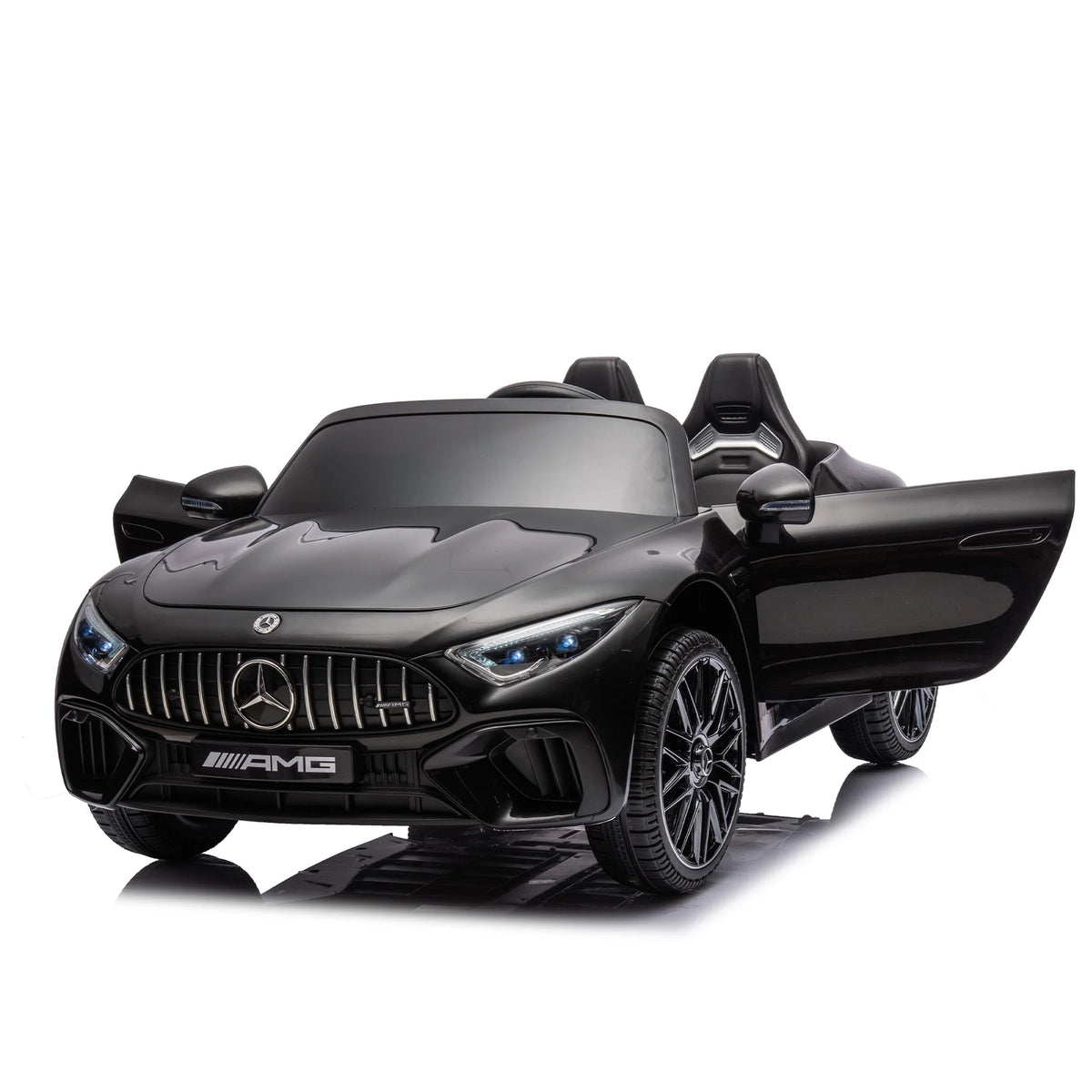 24V Electric Car for Kids with Parent Remote Control, Black S5482