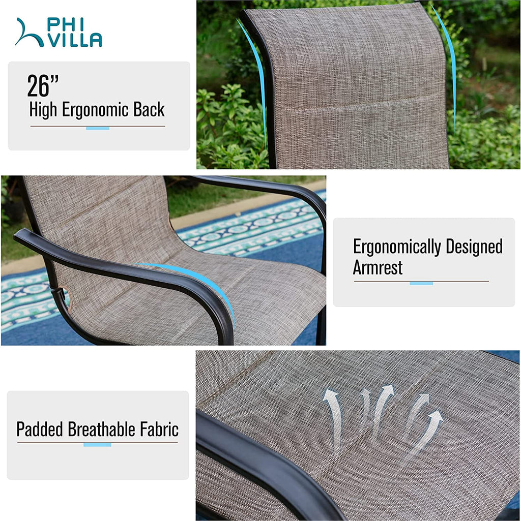 7 Pcs Outdoor Dining Table and Chairs Z1208