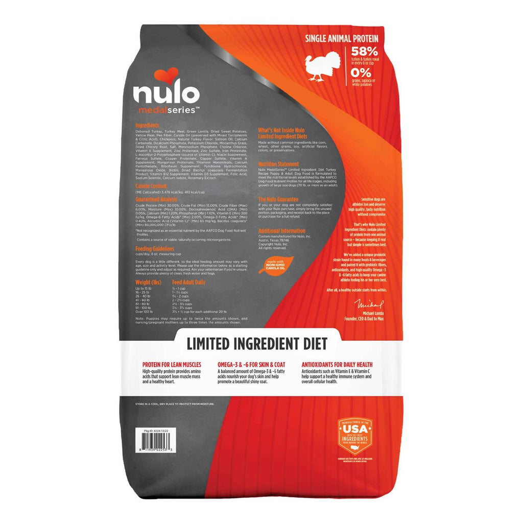 Grain Free Limited Ingredient Turkey Dog Food V98957