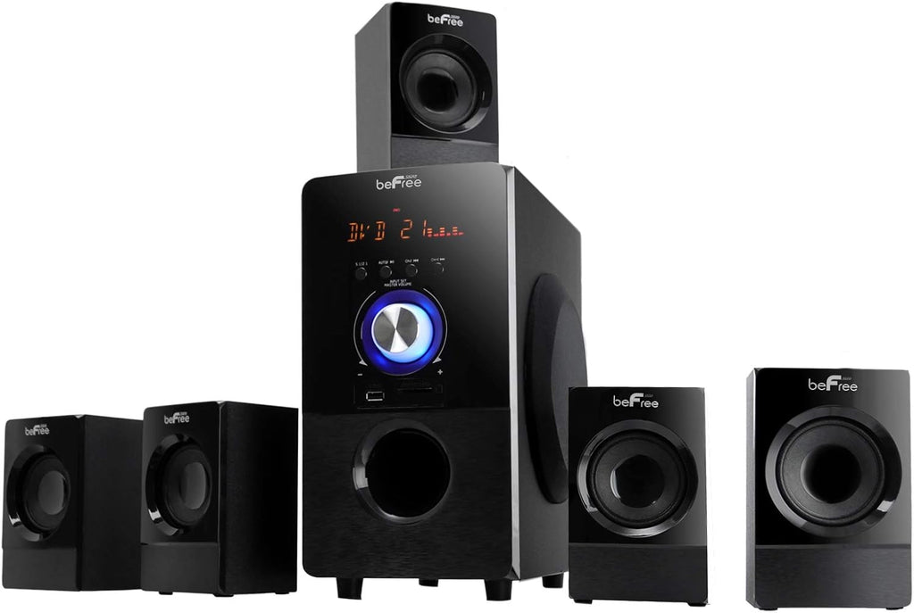 5.1 Channel Bluetooth Surround Sound Speaker System in Black C2434