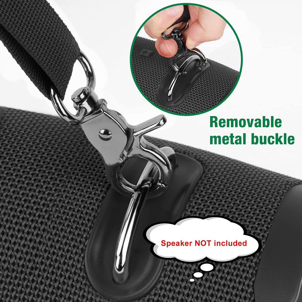 Black Removable Speaker Handle Strap U705646