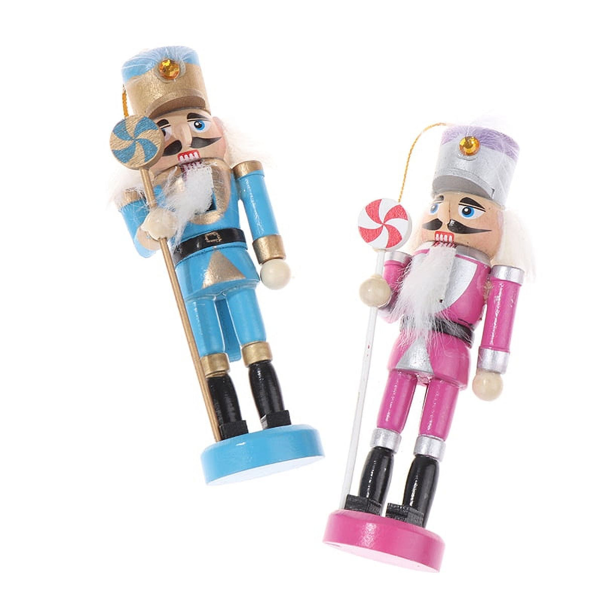 12CM Christmas Nutcracker Puppet Soldier Desktop Ornament T31042