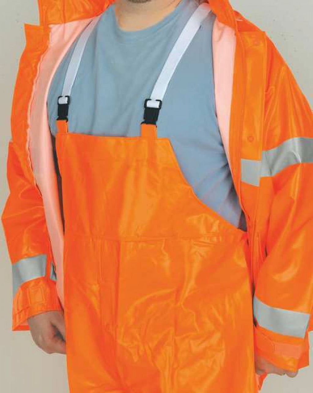 Rain Suit Jacket and Bib, Class 1, Type O, 4XL O134339