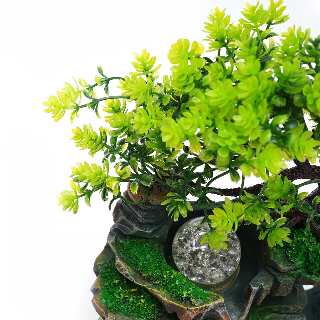 Indoor Rockery Waterfall Fountain Desktop Fountain with LED Light A9951