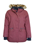Women's Plus Size Insulated Parka Coat 1X - 3X J41676