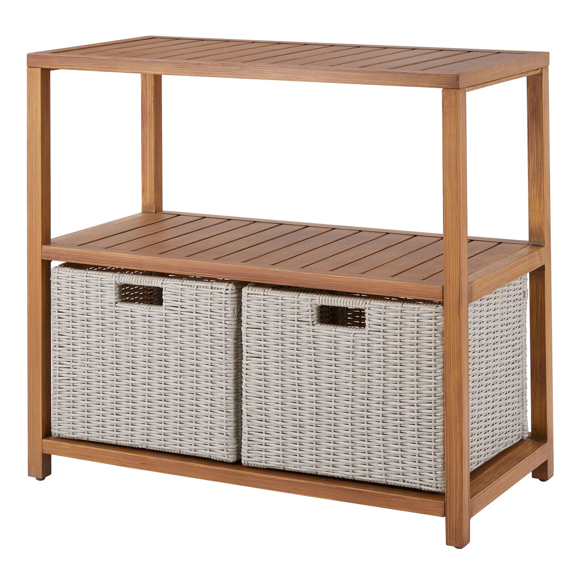 Gray Steel Outdoor Console Table X39257