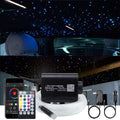 16W Fiber Optic Star Ceiling Light Kit with 150pcs 0.75mm 6.5ft Fiber Optical Cable Strands Y896779