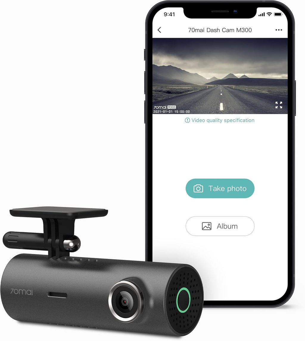 1296P QHD Built in WiFi Dash Camera with Night Vision, Pack of 2 Y526887