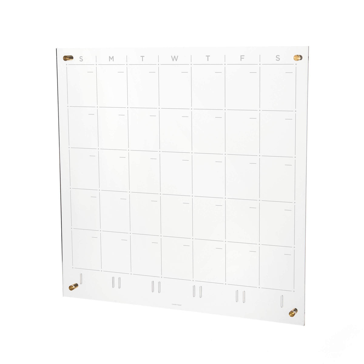 Acrylic Monthly Wall Calendar W32221
