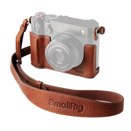Black Leather Camera Case Kit with Shoulder Strap T177