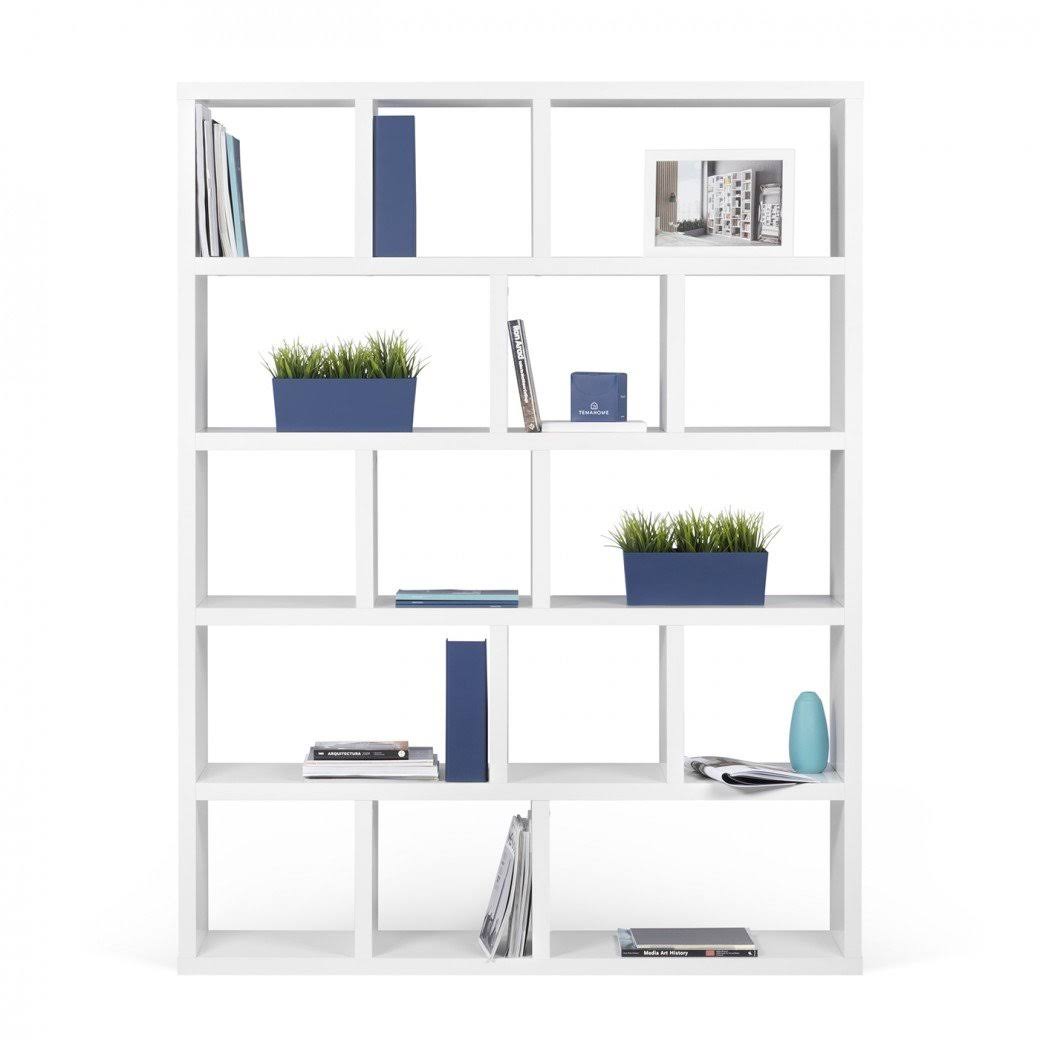 5 Levels Bookcase 150 cm Pure White Z9957