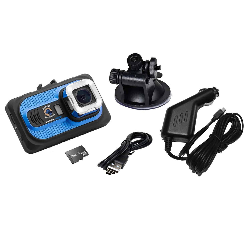 1080p Dash Camera with G-Sensor and 8 GB SD Q4898