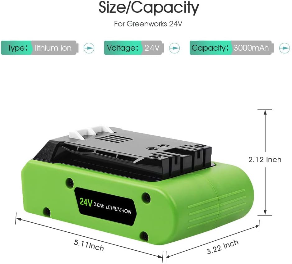3.0Ah 24V Replacement Battery Pack of 2 Q882