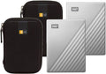 2 TB Portable External Hard Drive with 2 Hard Drive Cases X272233