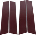 Carbon Fiber B Pillar Post Trim Cover Window Column Stickers Decoration Sticker Y847