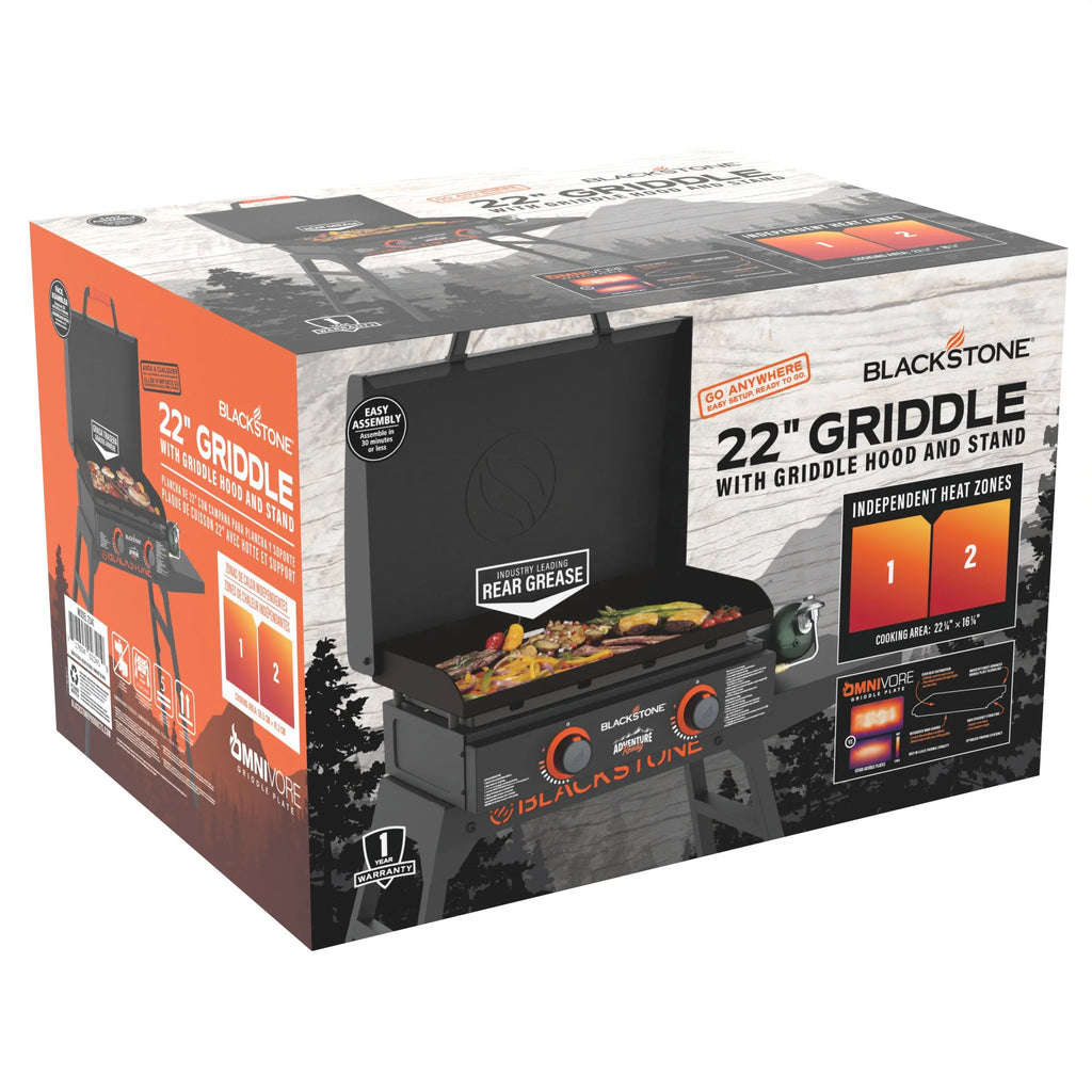 22 Propane Griddle with Stand and Adapter Hose T2362