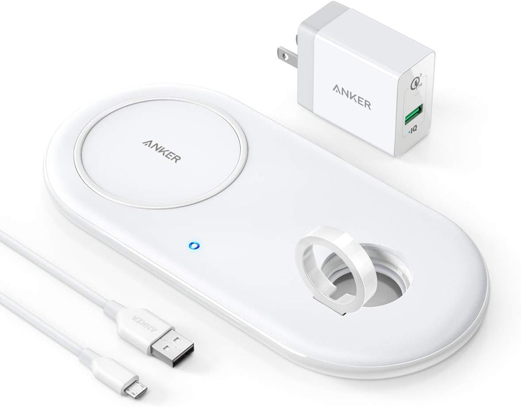 2 in 1 Wireless Charging Station for iPhone and Apple Watch B165179
