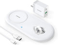 2 in 1 Wireless Charging Station for iPhone and Apple Watch B165179