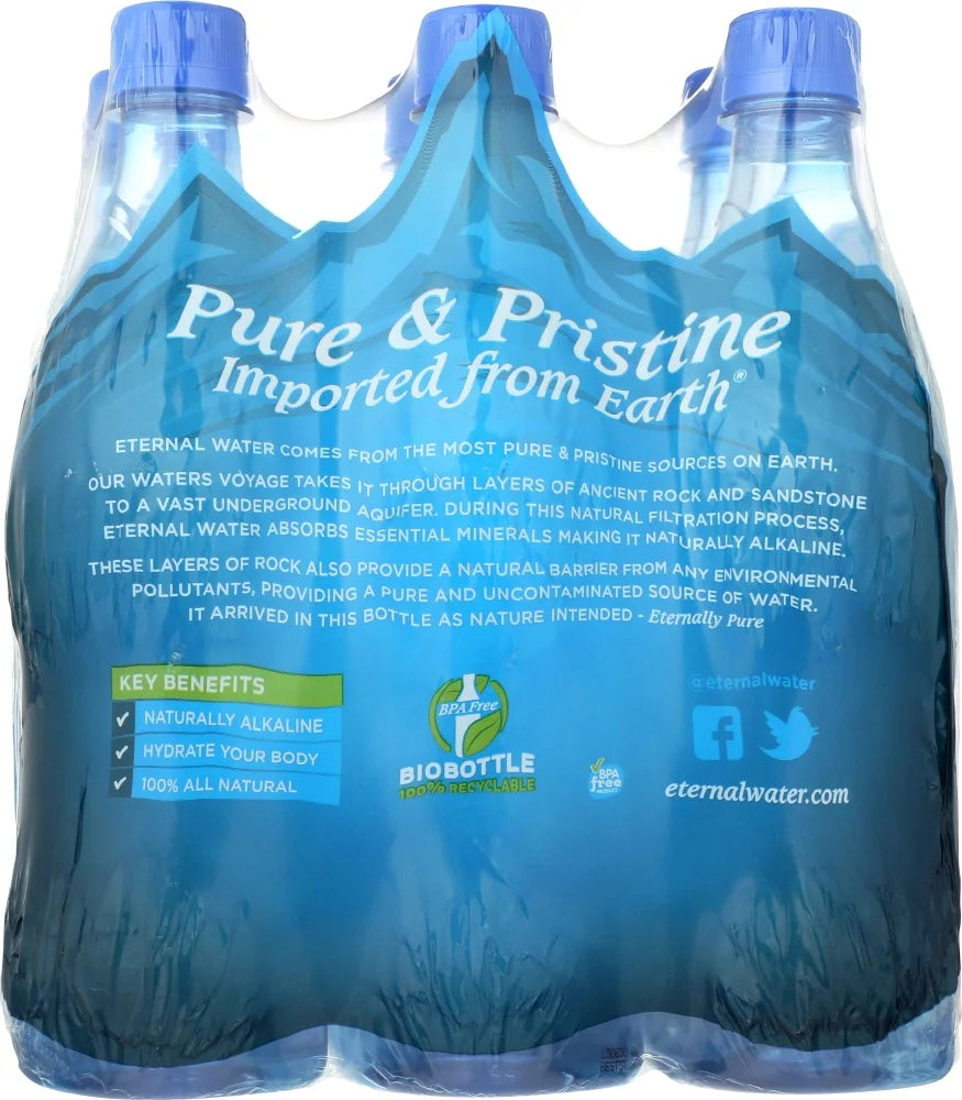 Naturally Alkaline Spring Water 600ml 6 Pack X8227