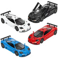 Pull Back Die-Cast Metal Vehicles Set of 4 5 inch 1:34 Scale Y386209