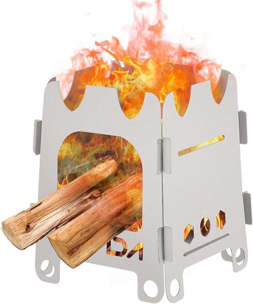 Stainless Steel Wood Burning Camping Stove I713