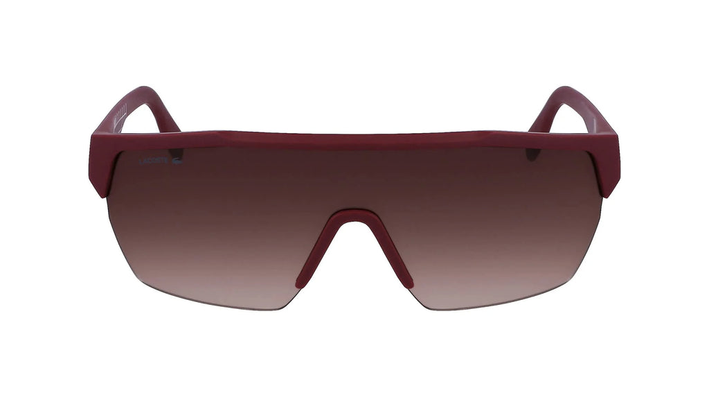 Matte Dark Red Rectangular Sunglasses C28417
