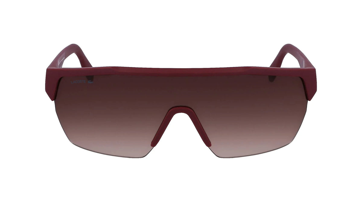 Matte Dark Red Rectangular Sunglasses C28417