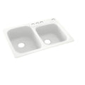 Solid Surface Double Bowl Kitchen Sink K508