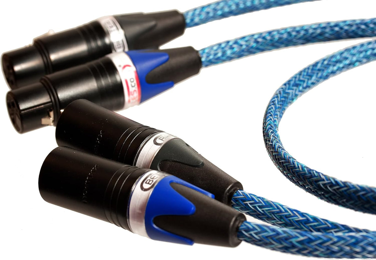 Blue XLR Cable Stereo Pair 2 Cables N905258