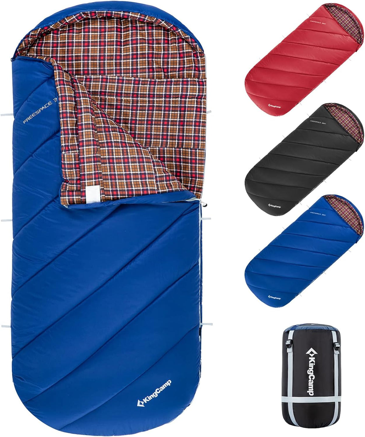 100% Cotton Flannel XL Sleeping Bag A8886