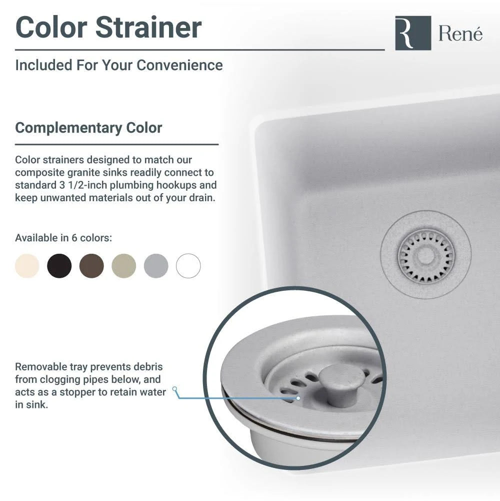 Carbon Topmount Composite Granite Kitchen Sink with Two Grids Z860216