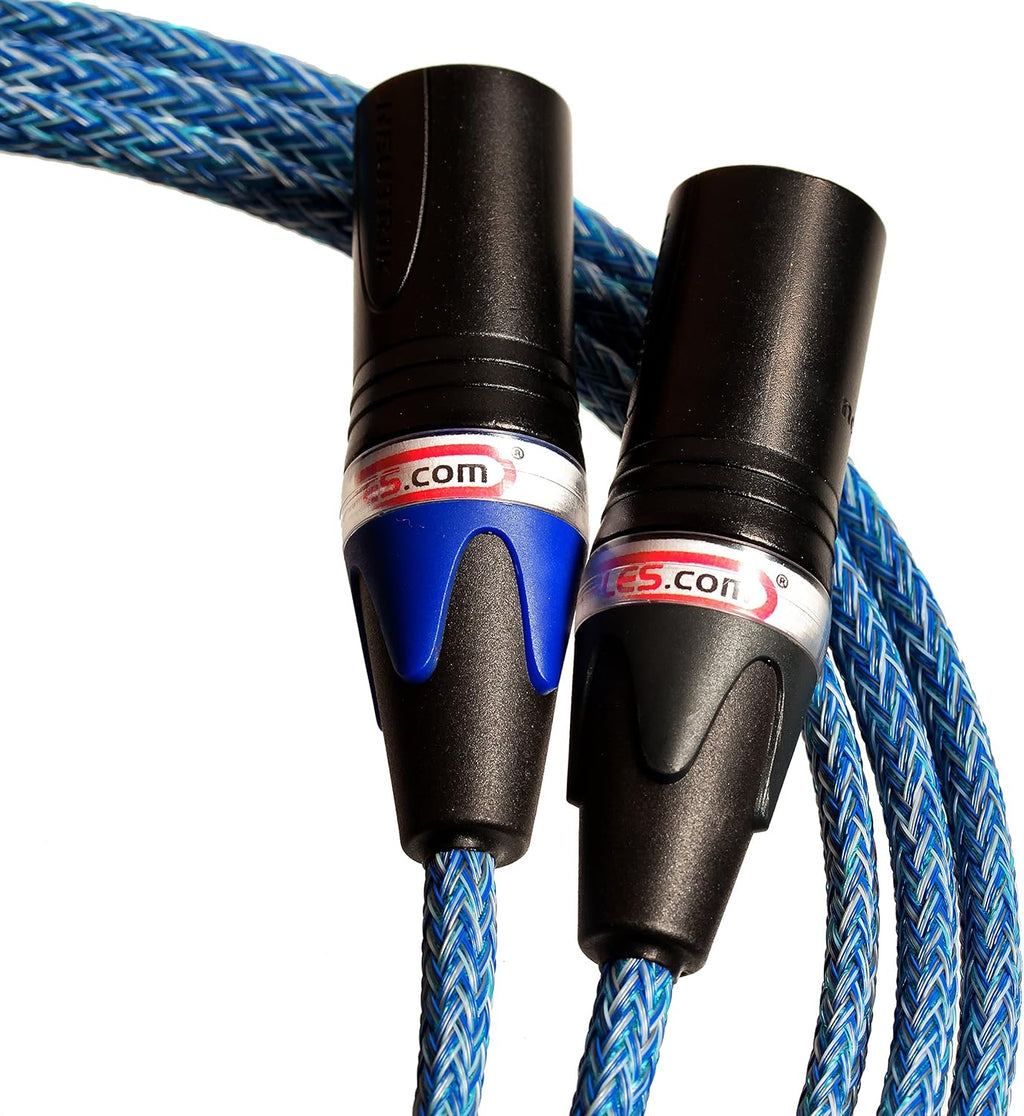 Blue XLR Cable Stereo Pair 2 Cables N905258