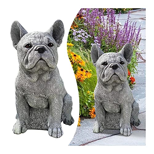 Sitting Dog Resin Statue O61427