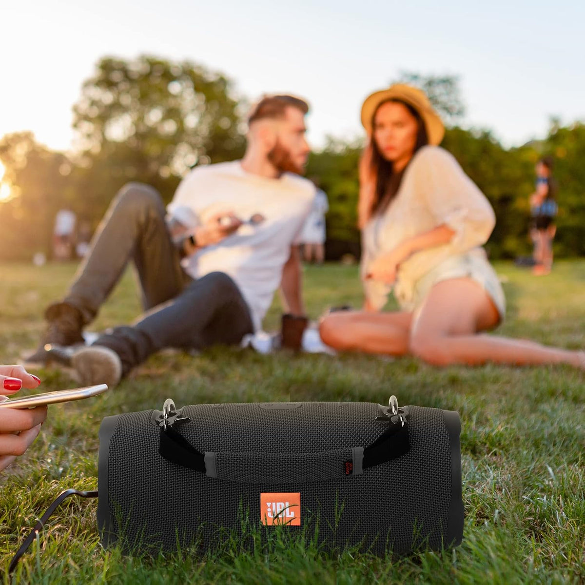 Black Removable Speaker Handle Strap U705646