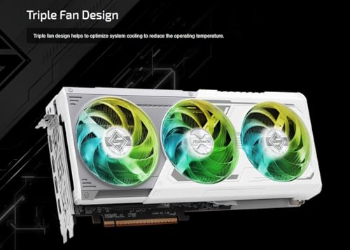 AMD Radeon RX 9070 XT 16GB White GPU GDDR6 256Bit PCIe5.0 Triple Fan Graphics Card B543
