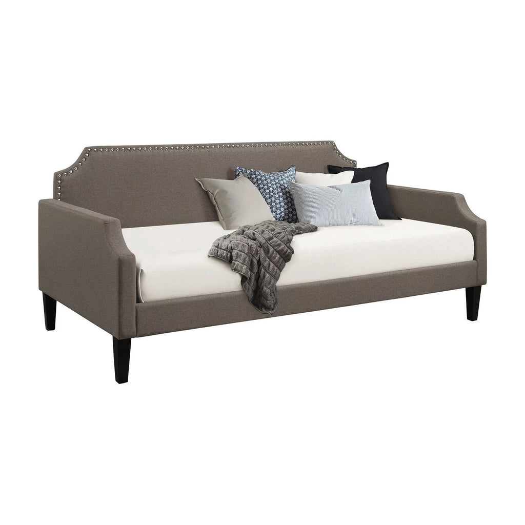 Gray Fabric Upholstered Daybed K37346