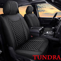 Black Waterproof Leather Car Seat Covers Full Set K90089