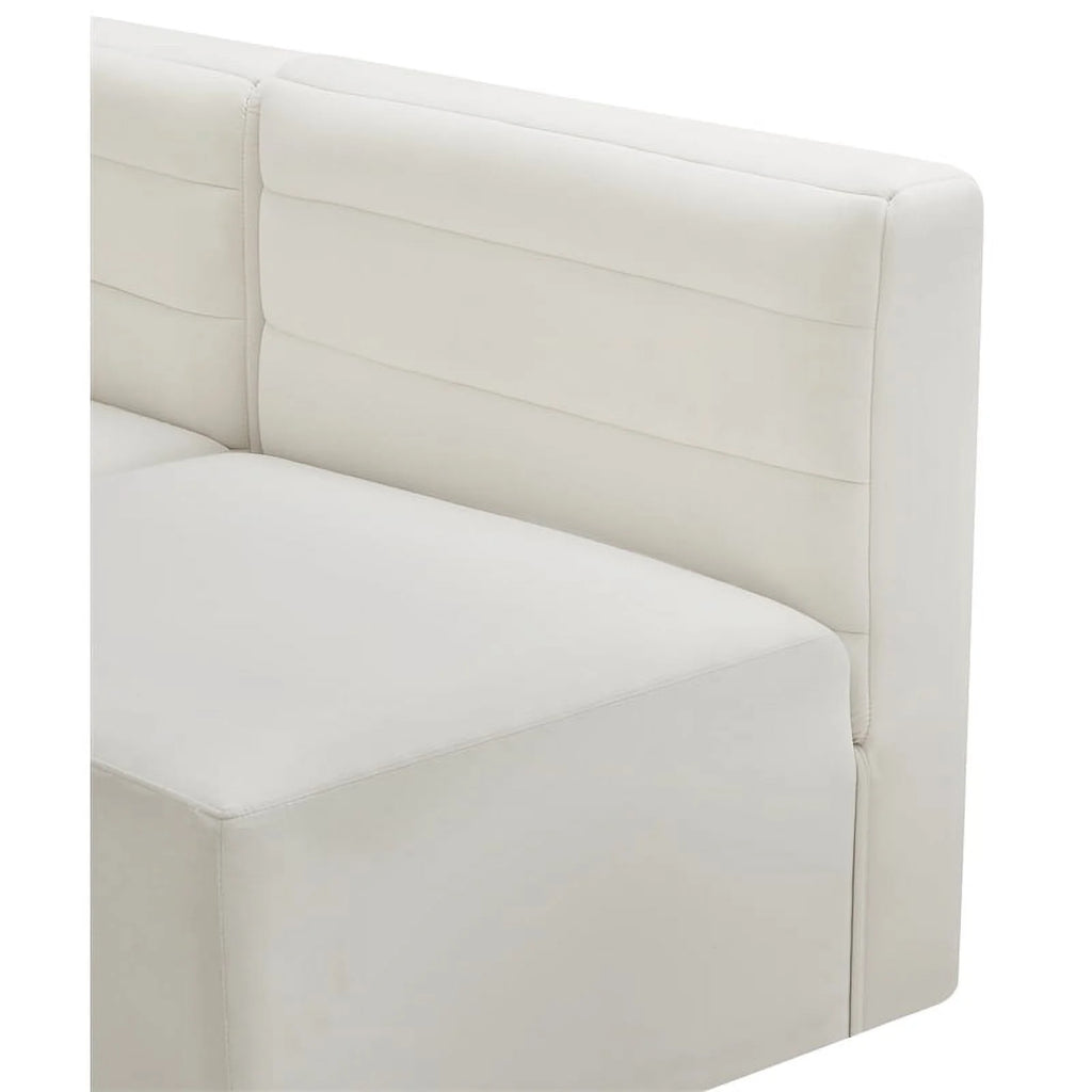 Cream Velvet Modular Sofa D98890