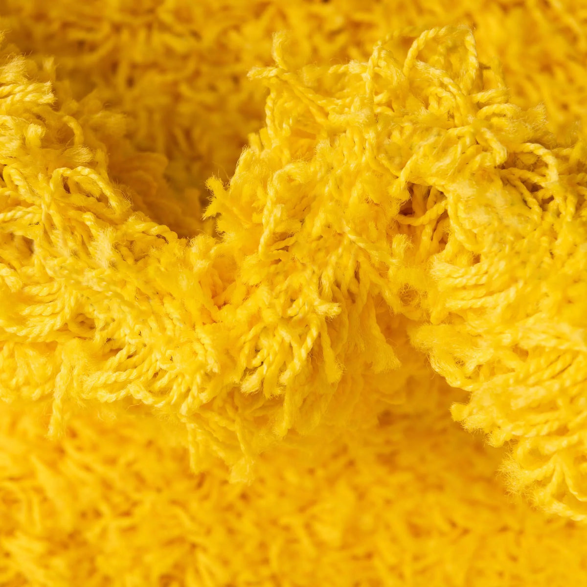 6' x 9' Yellow Shag Rug E9216
