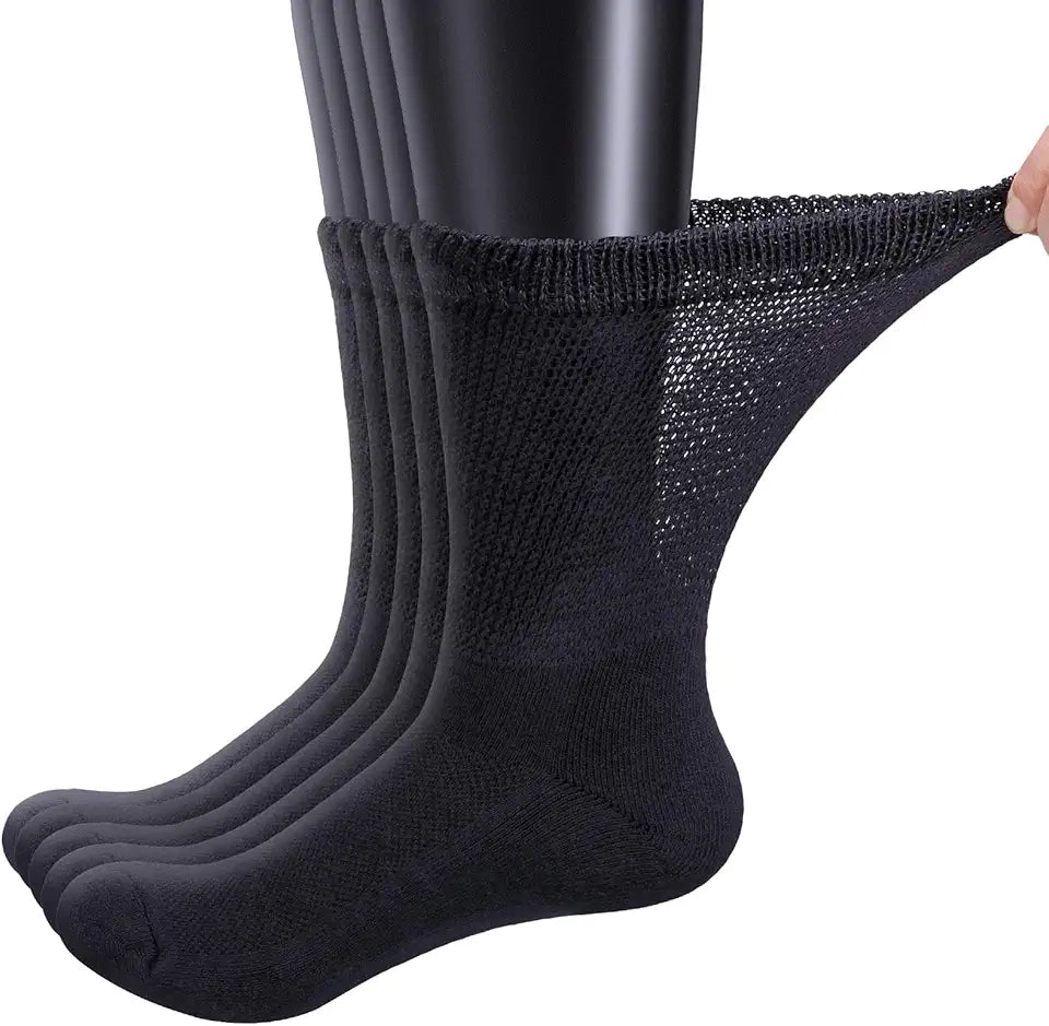 Viscose Bamboo Crew Diabetic Socks Z823