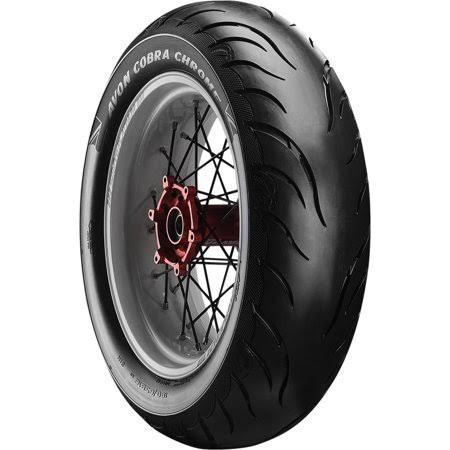 Cobra Chrome Av92 Rear Tire - 150/80B16, Silver M962
