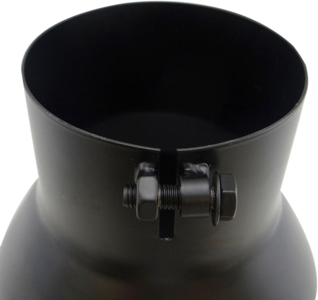 Black Stainless Steel Slant Cut Exhaust Tip Pack of 2 S318